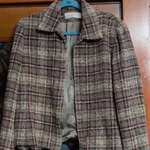 Ready For Interview Jones New York Checkered Wool Jacket